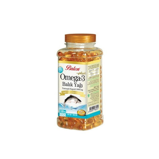 Balen Omega-3 Plus – Ιχθυέλαιο Υψηλής Συγκέντρωσης EPA & DHA – 100 Κάψουλες - Herbisimo