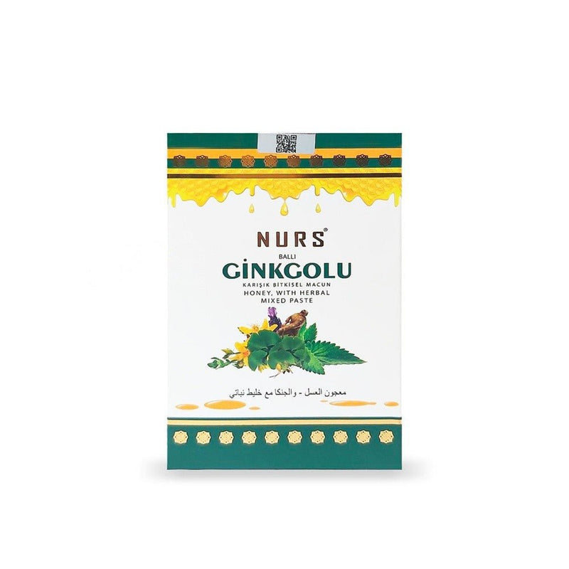 NURS Ginkgolu – Βοτανική Πάστα με Μέλι, Ginkgo Biloba & Τζίνσενγκ – 400γρ - Herbisimo