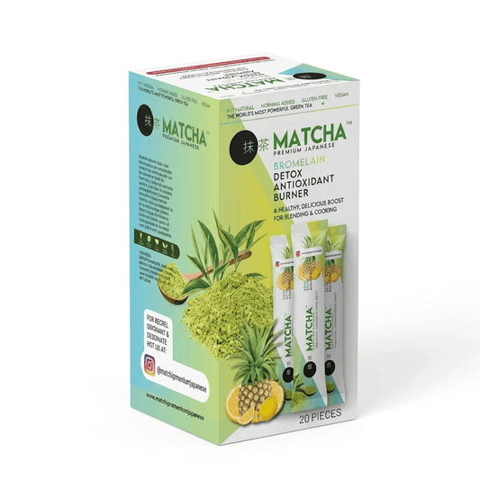 Matcha + Βρομελαΐνη Detox Τσάι Αδυνατίσματος — 20 φακελάκια