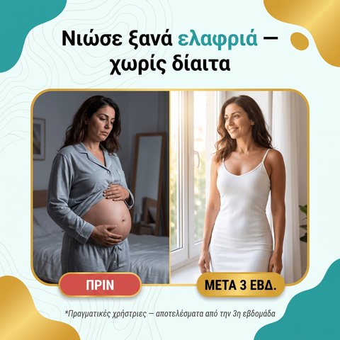 Before/after — ελαφρύτητα
