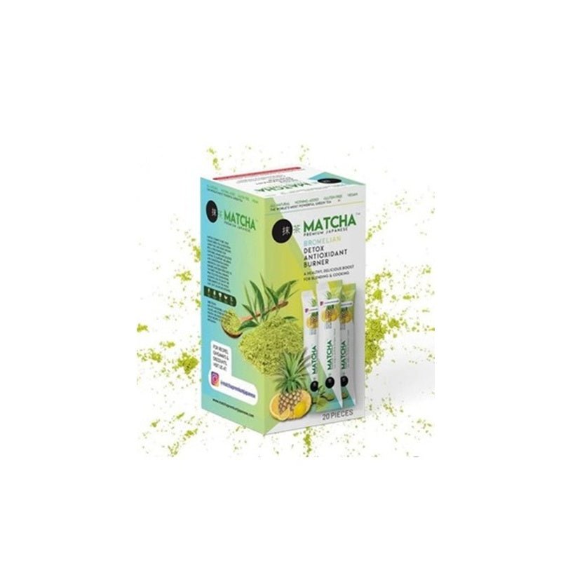 Matcha + Βρομελαΐνη Detox Τσάι Αδυνατίσματος — 20 φακελάκια - Herbisimo