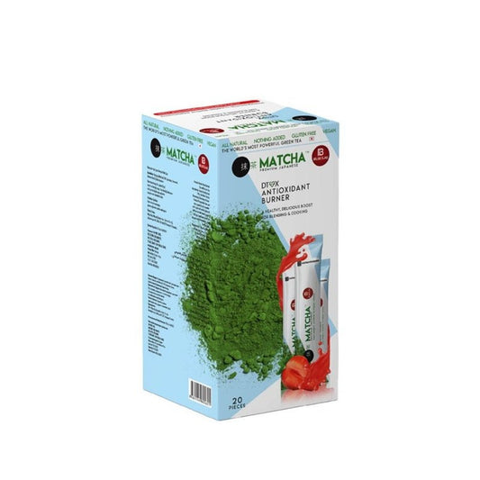 Matcha + Σπιρουλίνα + Cehri Detox Τσάι Ενέργειας — 20 φακελάκια - Herbisimo