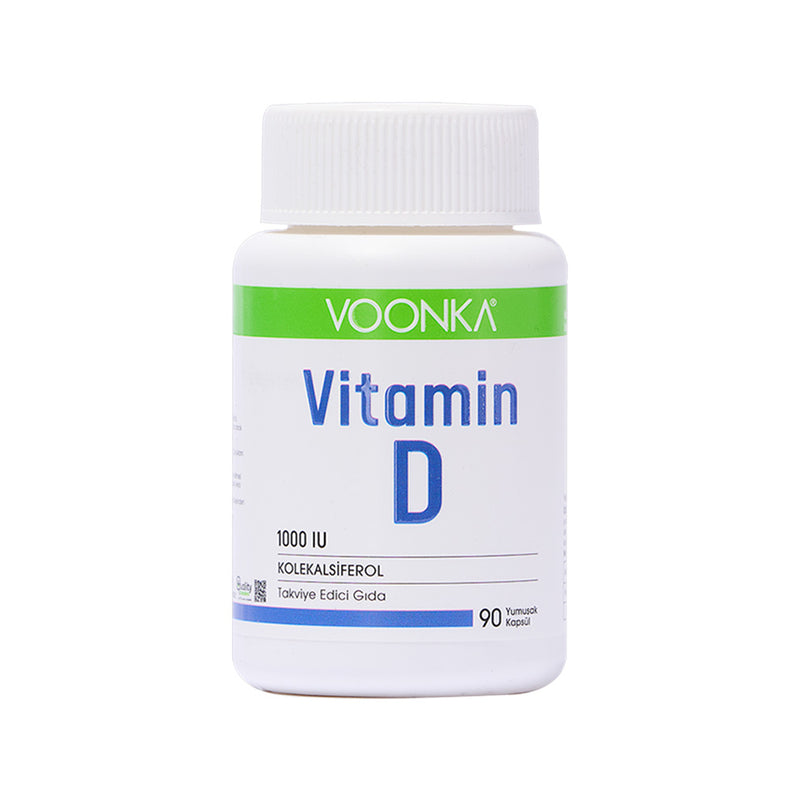 Voonka Vitamin D 1000 IU — 90 Μαλακές Κάψουλες